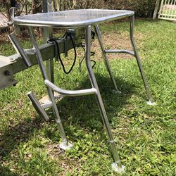 Aluminum Push Pole Platform With Rod Holders For Skiff for Sale in Delray  Beach, FL - OfferUp