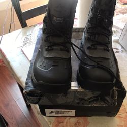 Try Everything Men’s Insulated Waterproof Snow Boots Color Grey Size 13