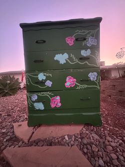 Hand painted dresser