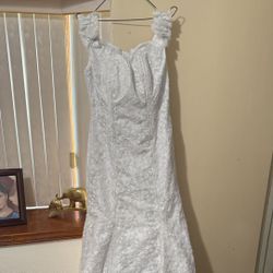 Wedding Dress - Size M - OBO