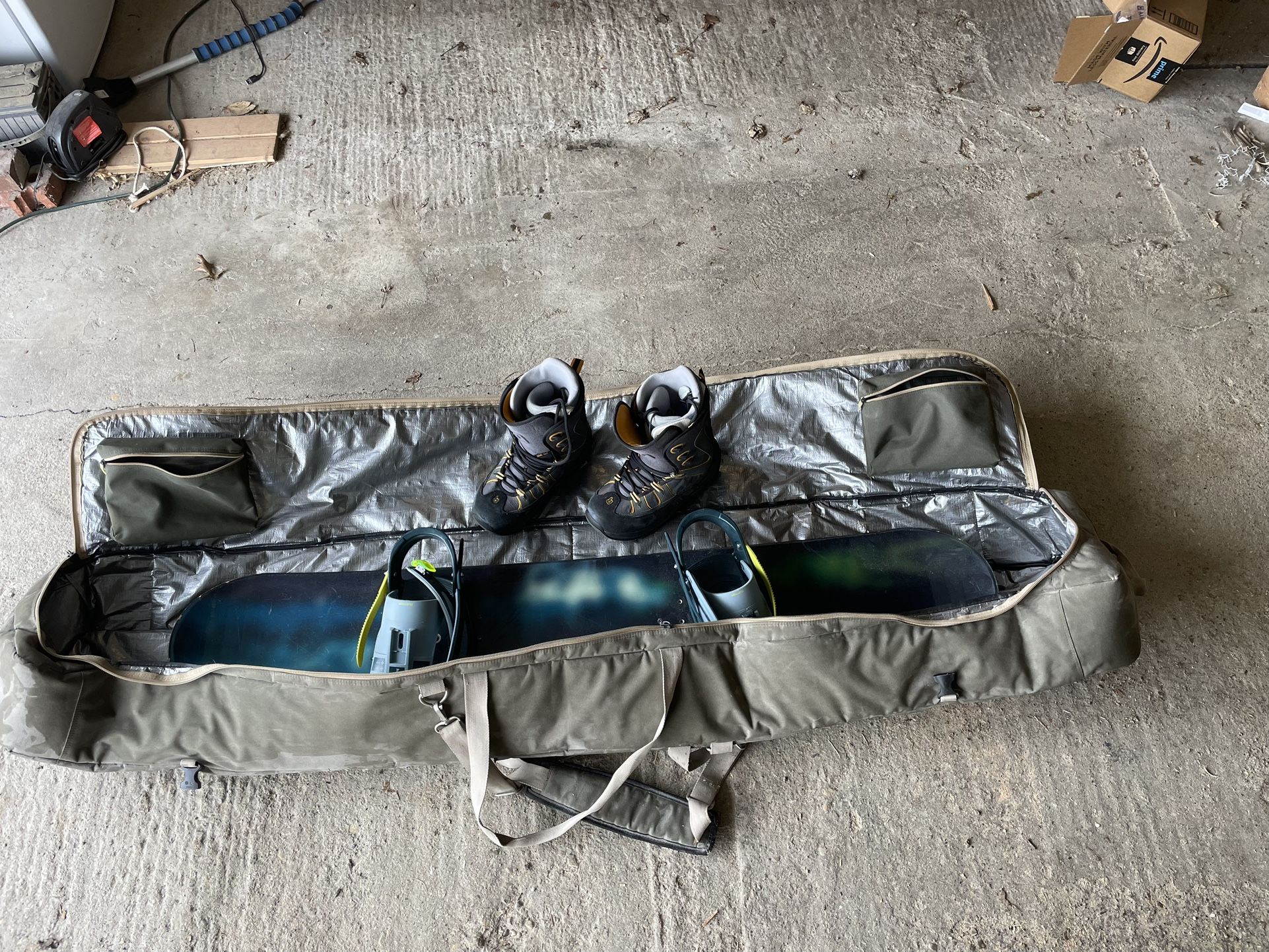 Burton And Lamar snowboard Equipment 