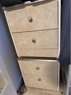 Sand colored dressers