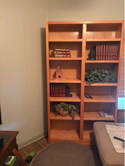 Wooden bookcase
