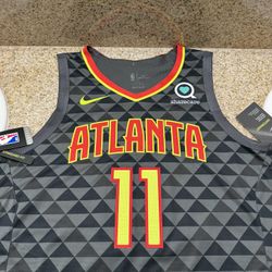 Trae Young Nike Authentic Icon City Statement Edition Atlanta Hawks Vaporknit Jersey 52