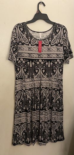 Paisley Design Dress