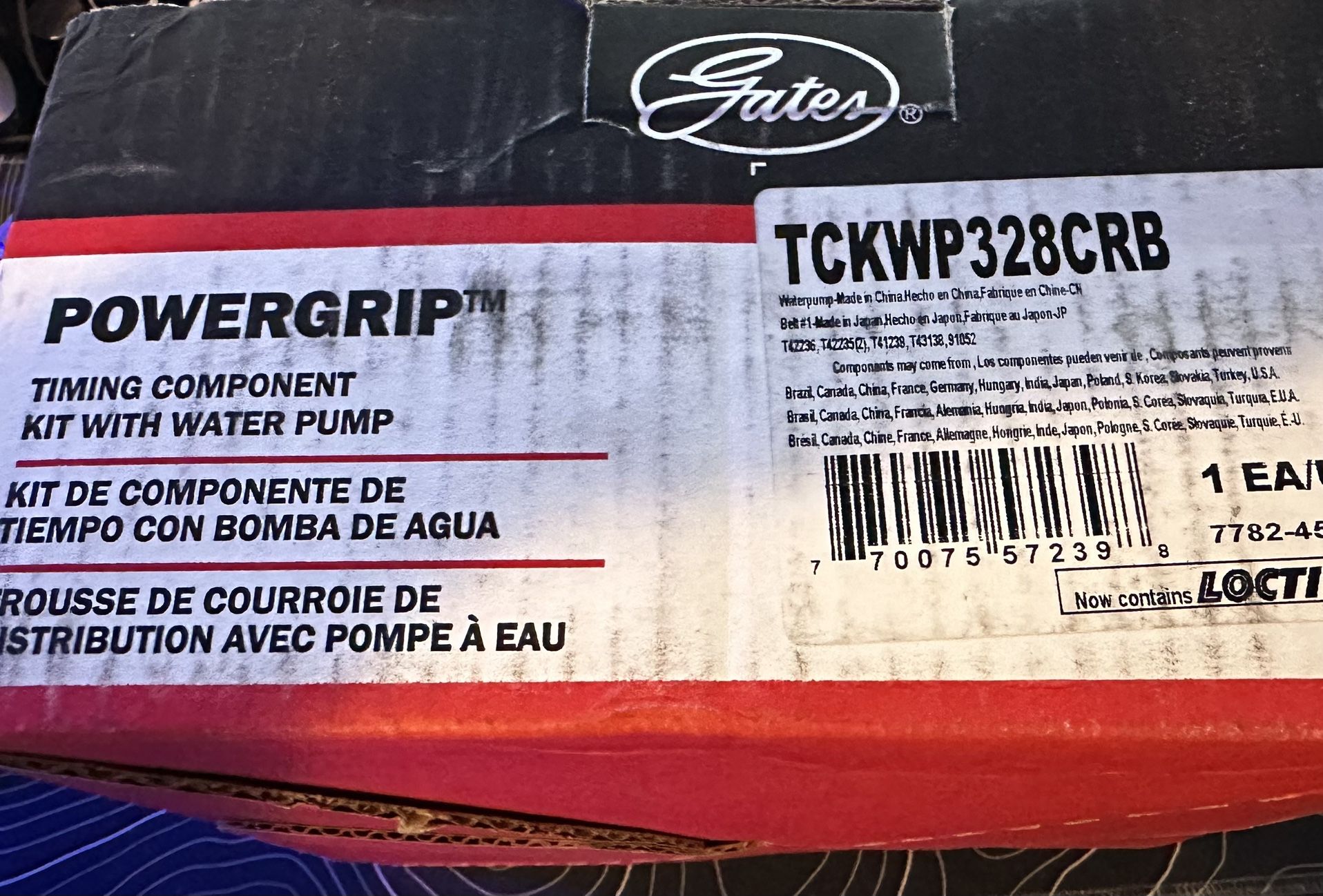 Wrx/Sti Gates Timing Belt And Water Pump 