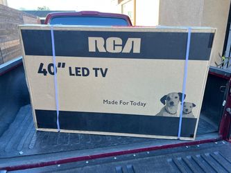 RCA 40” LED tv brand new asking $125 thanks