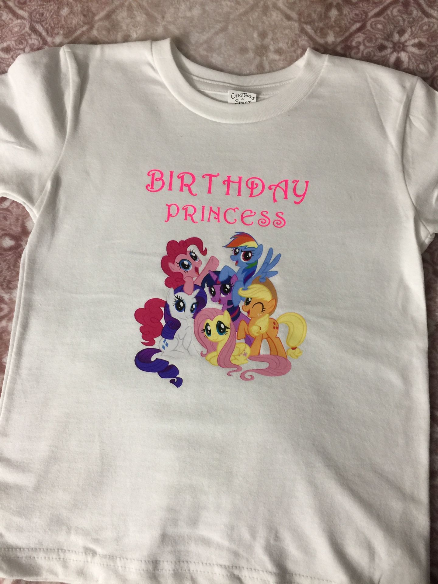 My little pony birthday shirts personalized/ camisas personalizadas para cumpleaños