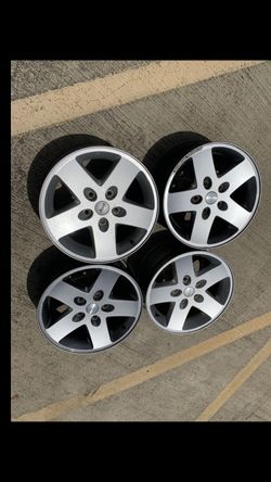 4 — 17x7.5 5x5 5x127 Stock Jeep Wrangler Wheels Rims !!!!!!!!!!!!!!