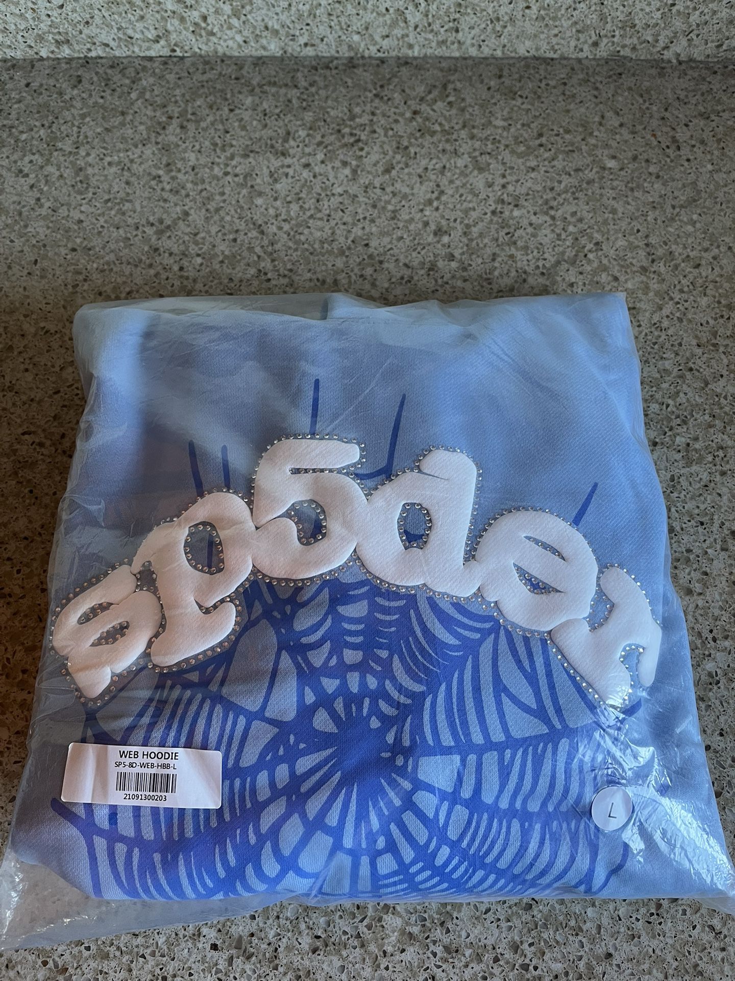 Spider Hoodie Sky Blue