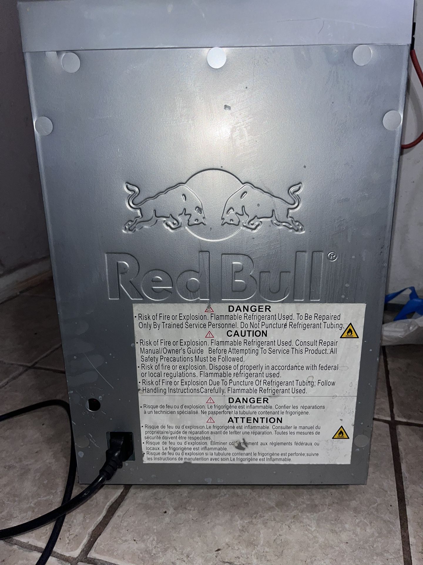 Red Bull Mini Fridge