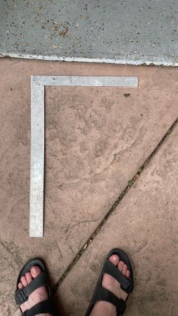 Vintage Swanson Framing Square Carpenter Layout Tool 24”