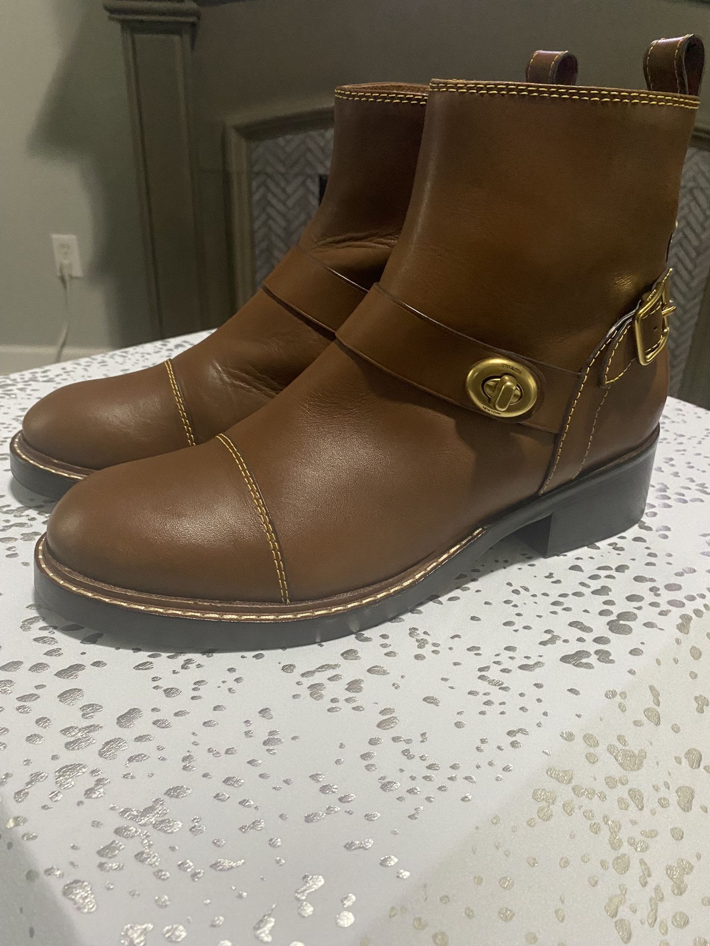 Woman’s Coach Genuine Leather Boots