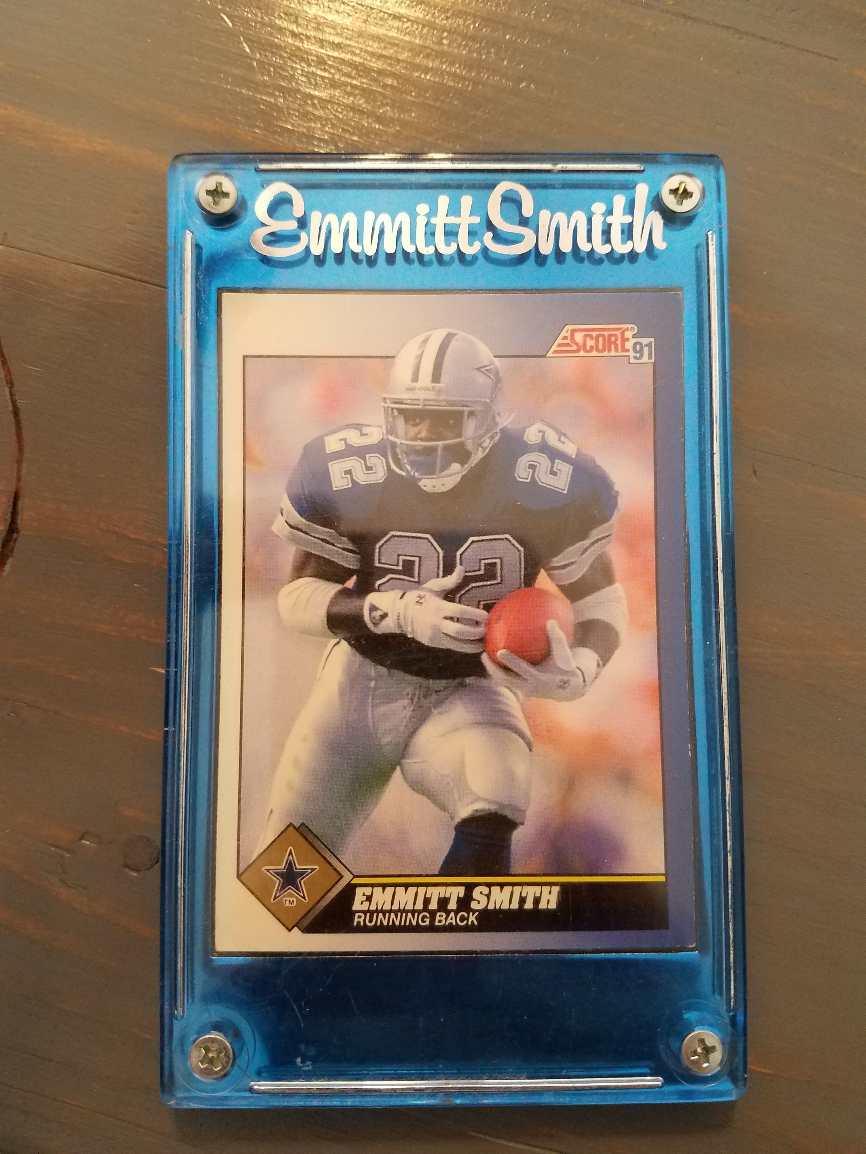 Emmitt Smith 91 score card