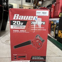 BRAND NEW BAUER LEAF BLOWER  20v 200MPH 