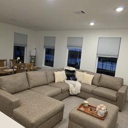Oversize Sectional 6 Pieces With Chaise