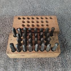 Young Bros Steel Stamp Works Letters Set Tools 