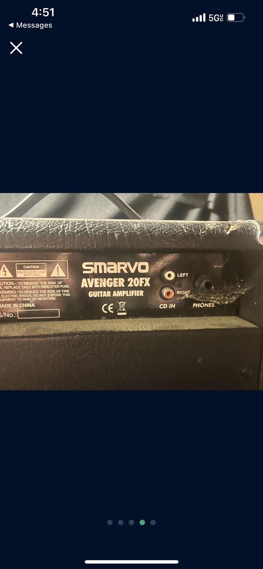 Smarvo Avenger 20FX Guitar Amplifier