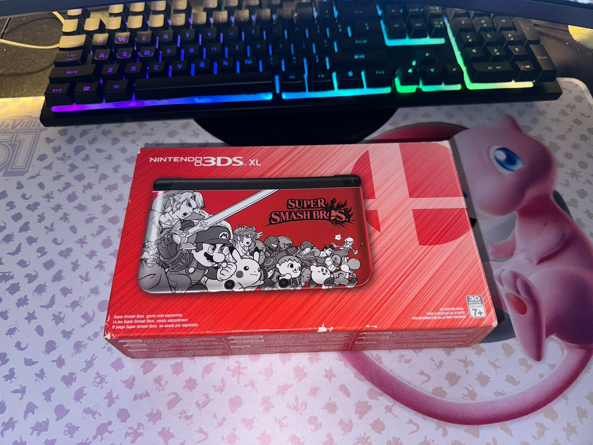 Super Smash Bros Nintendo 3ds XL Complete In Box