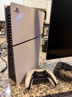 Sony PlayStation 5 Slim Console with Two Controllers