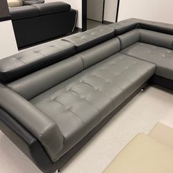 S4545 izzi (Grey) 2pc sectional❤️✨ we have delivery 🚛👍🏼 only $49 down 👏🏼 (Price: $1049)