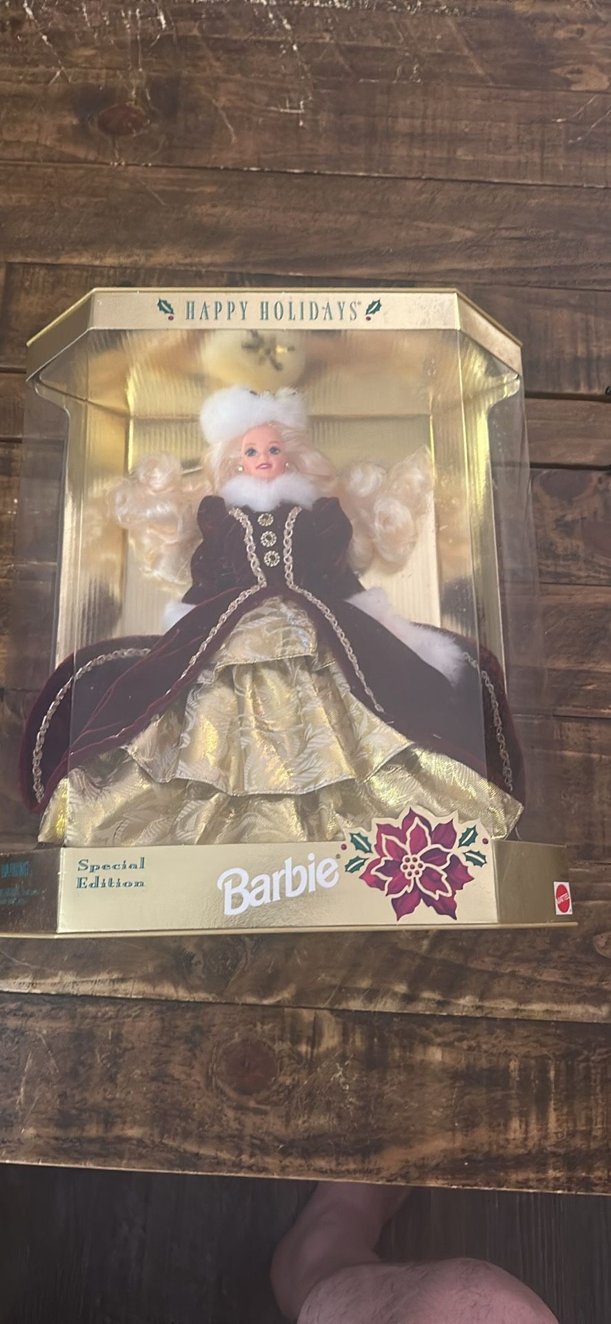 1996 Happy Holidays Barbie Doll Mattel 15646 NEW