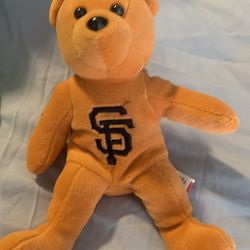 NWT San Francisco Giants Barry Bonds #25 Bamm Beanos Beanie Baby Plush Bear