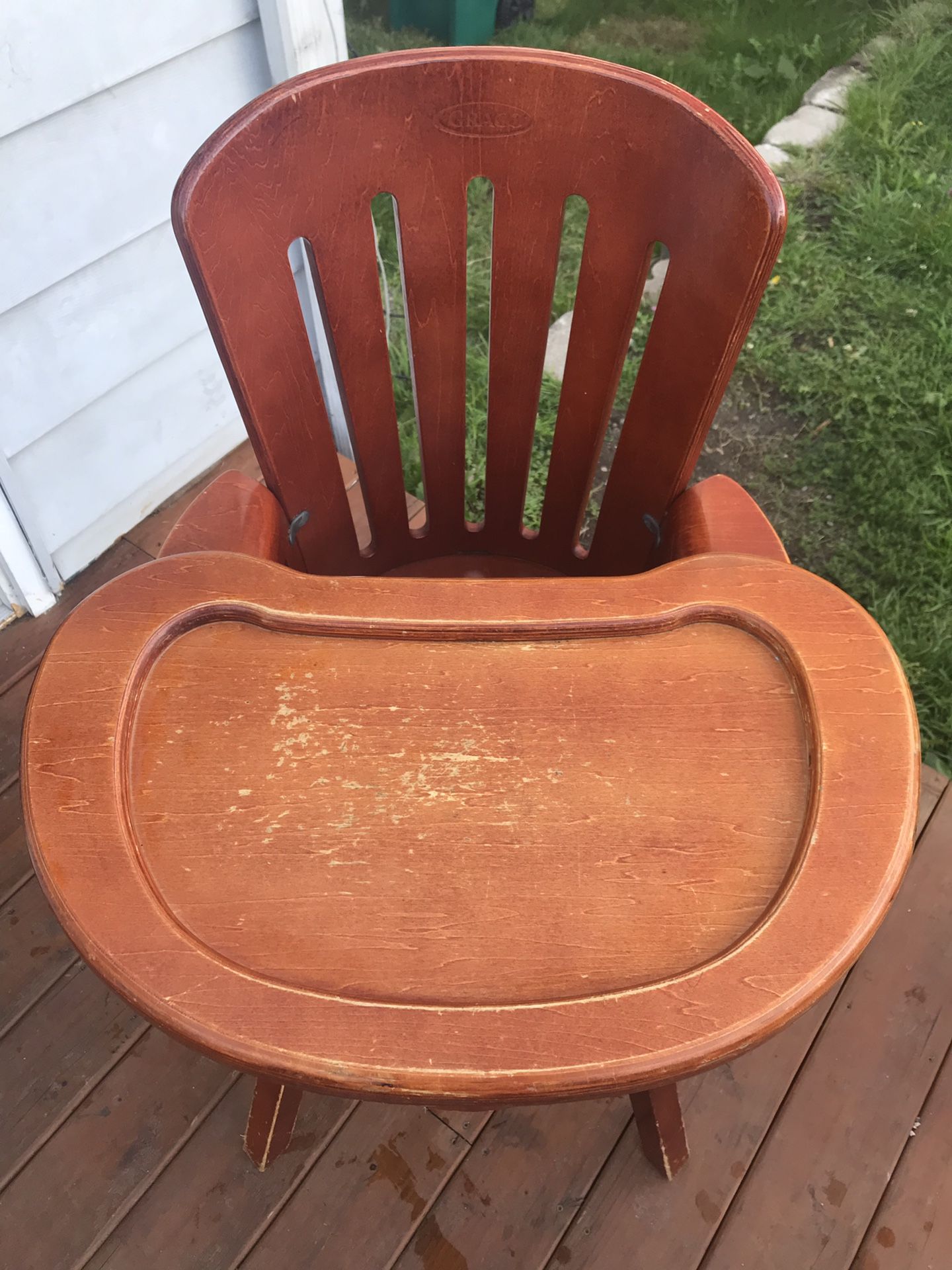Graco Wooden High Chair