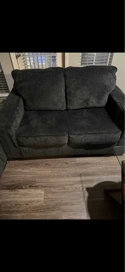 Heather Grey Sofa and Loveseat