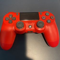 Red Ps4 controller 