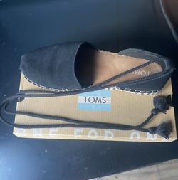 Toms Shoes Katalina Black Suede