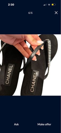 CC Chanel sandals sz 37