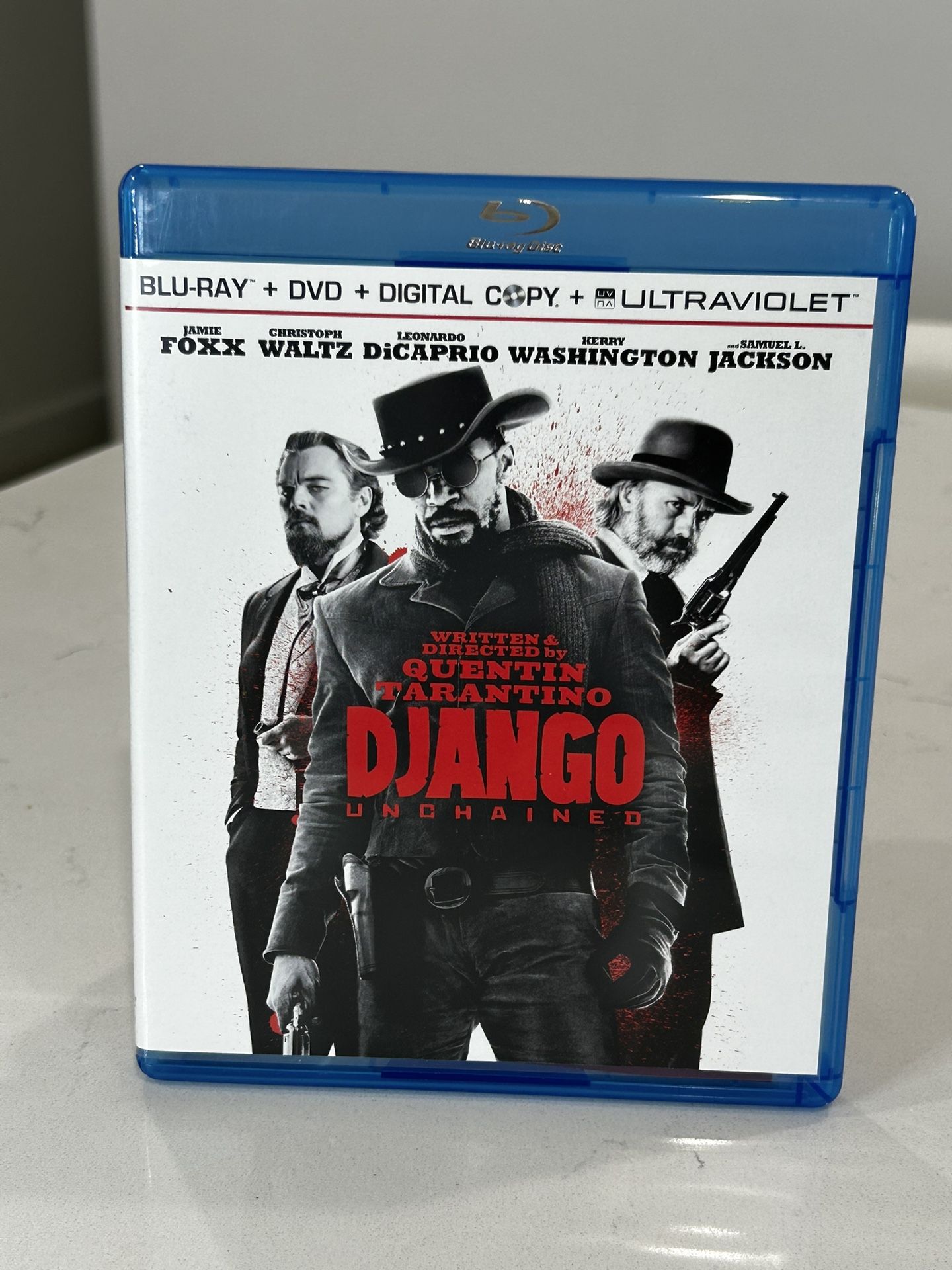 Django Unchained Blu-Ray, 2012 Jamie Foxx Leonardo DiCaprio Quentin Tarantino
