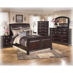 Ridley Dark Brown Bedroom Furniture Set