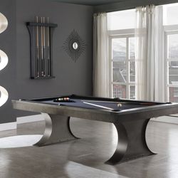 Metal Industrial Pool Table 