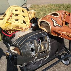 Mizuno 11.5 11.75 12 Inch Pro Level Collectible Limited Run Baseball Gloves