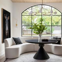 Round 60 Inch Dining Table - Four Hands Bibianna 