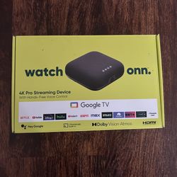 ONN Google Tv Streaming Device 