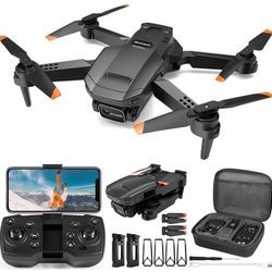 Mini Drone with Camera for Adults Kids, 1080P HD Foldable FPV RC Quadcopter with Upgrade Gesture Control, 90° Adjustable Lens, Headless Mode