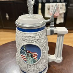 Vintage Ceramart Avon America The Beautiful Beer Mug Stein 1998