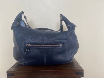 Navy blue authentic Coach purse