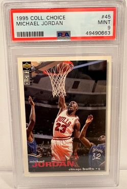 1995 Upper Deck Collector’s Choice Michael Jordan #45 PSA 9 Mint Bulls