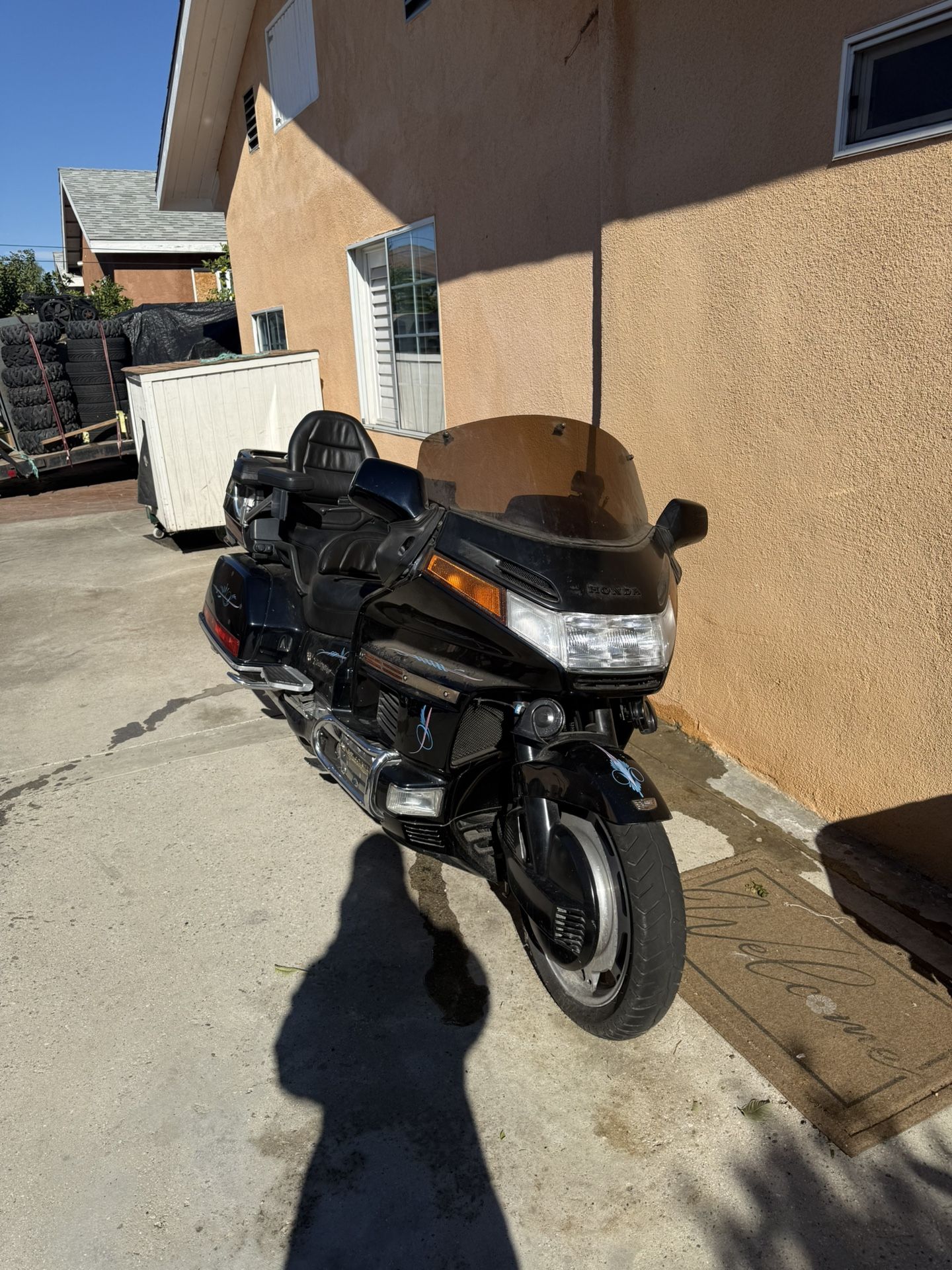 Honda Motorcycle With Pick Slip