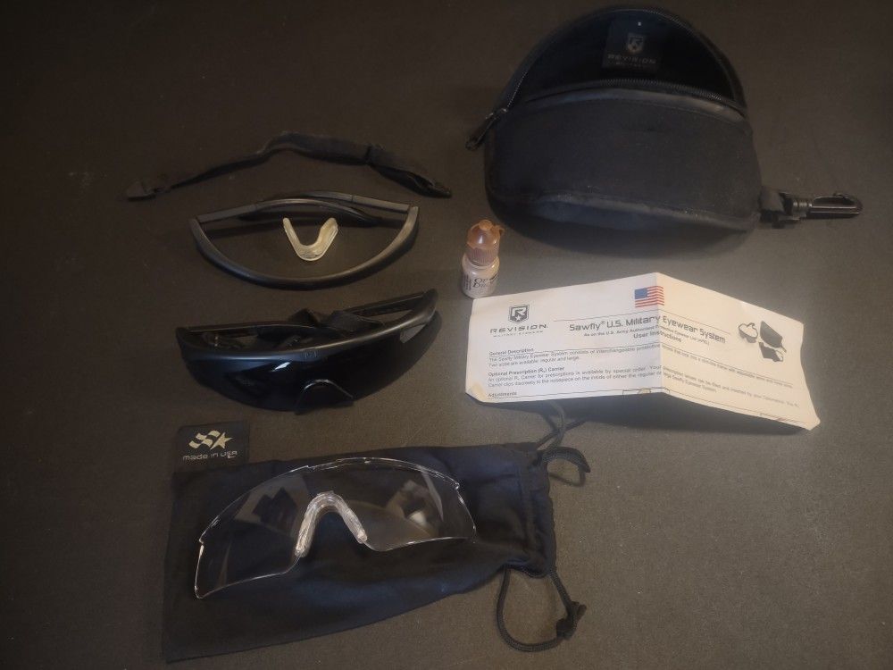 Military Revision Eye-Pro Sunglasses with Spare Parts