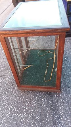 Assorted Antique Display Cabinets