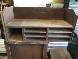 Desktop top organizer vintage