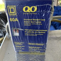 QO 60A  Enclosed Molded Case Switch Not Fusible For Air Conditioning Disconnect. $20 Firm On Price