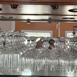 Bohemia Crystal Glassware 12 Water/12 Wine/9 Champagne