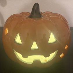 2023 Target Threshold Light Up Pumpkin Decor  