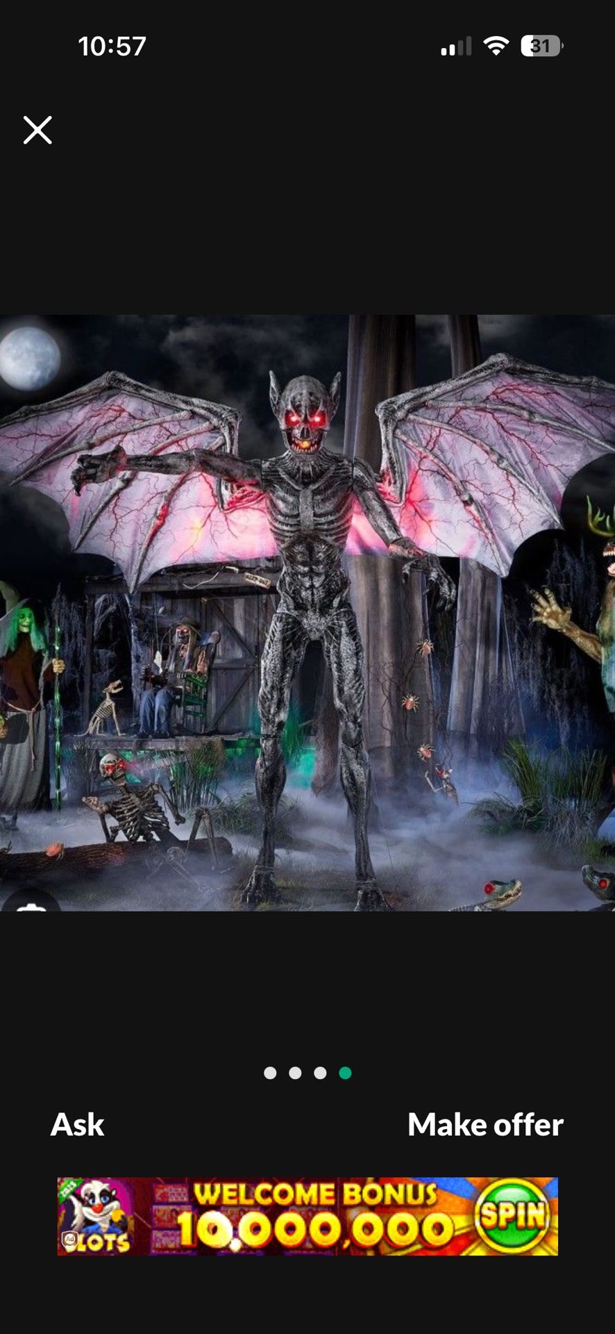 Halloween Animatronic: Home Depot Predator Of The Night